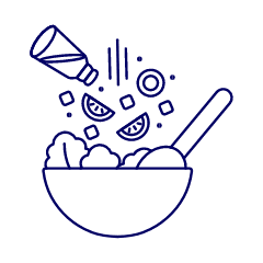 Salad 2 Illustration from UX Line Set