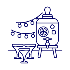 Drink Dispenser Illustration from UX Line Set