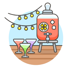 Drink Dispenser Illustration from UX Colors Set