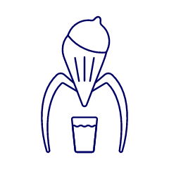 Juicer Illustration from UX Line Set
