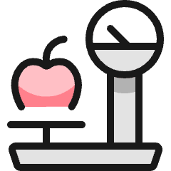 Fruit Scale Apple Icon from Ultimate Colors Set