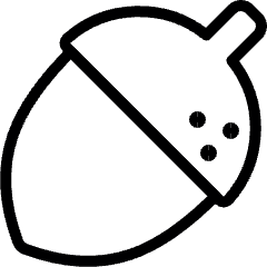 Fruit Acorn Icon from Ultimate Light Set