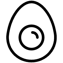 Fruit Avocado Slice Icon from Ultimate Light Set