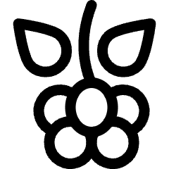 Fruit Cloud Berry 1 Icon from Ultimate Regular Set