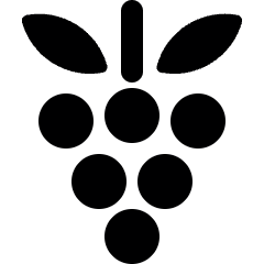 Fruit Grapes Icon from Ultimate Bold Set