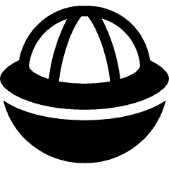 Fruit Mangosteen Peeled Icon from Ultimate Bold Set