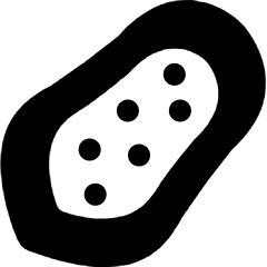 Fruit Papaya Slice Icon from Ultimate Bold Set