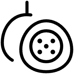 Fruit Passionfruit Icon from Ultimate Light Set