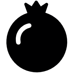 Fruit Pomegranate Icon from Ultimate Bold Set