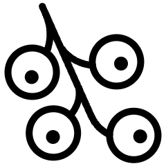 Fruit Redcurrant Icon from Ultimate Light Set