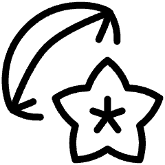 Fruit Starfruit Icon from Ultimate Light Set