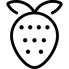 Fruit Strawberry 1 Icon from Ultimate Light Set