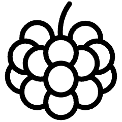 Fruit Sugar Apple Icon from Ultimate Light Set