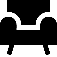 Chair 2 Icon from Sharp Solid Set