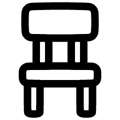 Chair 3 Icon from Plump Line Set