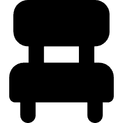 Chair 3 Icon from Micro Solid Set