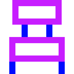 Chair 3 Icon from Sharp Neon Set