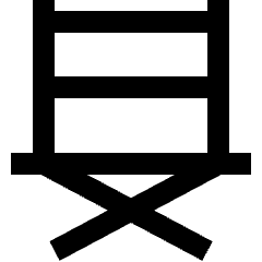 Chair Icon from Sharp Line Set