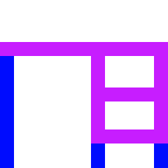 Desk Icon from Sharp Neon Set