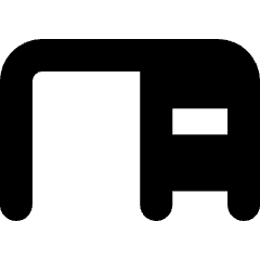 Desk Icon from Micro Solid Set