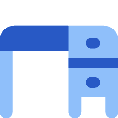 Desk Icon from Flex Flat Set