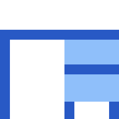 Desk Icon from Sharp Flat Set
