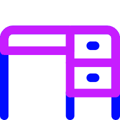 Desk Icon from Flex Neon Set