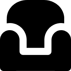 Sofa Icon from Micro Solid Set