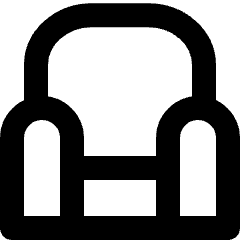 Sofa Icon from Micro Line Set