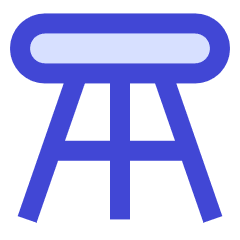 Stool Icon from Sharp Duo Set