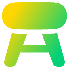 Stool Icon from Plump Gradient Set
