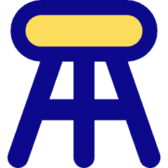 Stool Icon from Core Pop Set