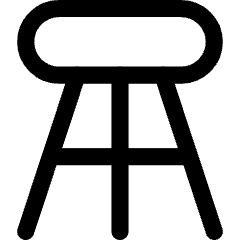 Stool Icon from Core Line Set