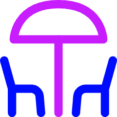 Terrace Icon from Flex Neon Set