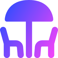 Terrace Icon from Flex Gradient Set