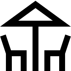 Terrace Icon from Sharp Line Set