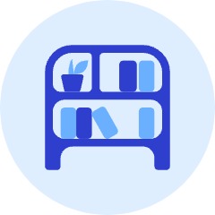 Bookshelf Icon from Kameleon Duo Set