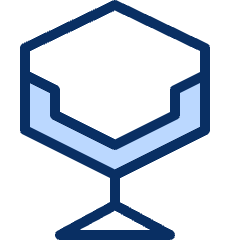 Chair Egg Icon from Cyber Duotone Set