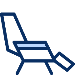 Chair Lounge 3 Icon from Cyber Duotone Set