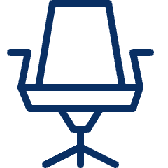 Chair Office 2 Icon from Cyber Line Set