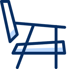 Chair Side 2 Icon from Cyber Duotone Set