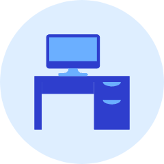 Computer Desk Icon from Kameleon Duo Set