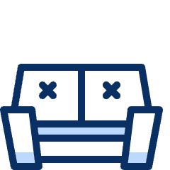 Couch Icon from Cyber Duotone Set