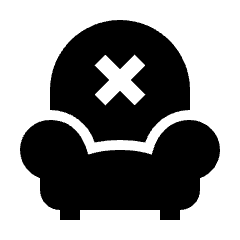 Furniture Sofa Armchair 1 Icon from Nova Solid Set