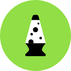 Lava Lamp Icon from Kameleon Pop Set