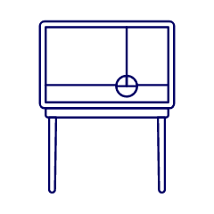 Modern Cabinet 1 Illustration from UX Line Set
