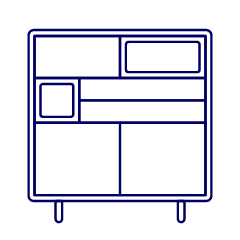 Modern Cabinet 2 Illustration from UX Line Set