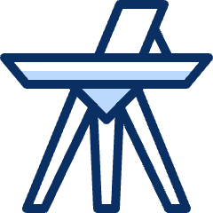 Side Table Frame Icon from Cyber Duotone Set