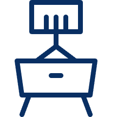 Side Table Lamp Icon from Cyber Line Set