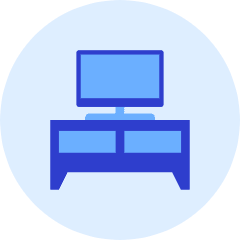 Television Shelf Icon from Kameleon Duo Set